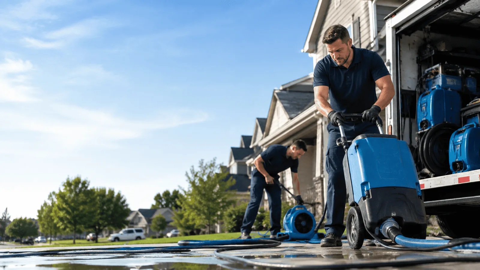 Dehumidification being performed in Preston Hollow, NY
